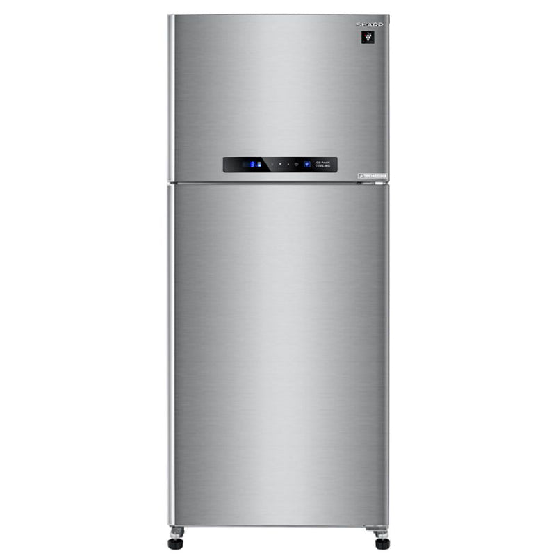 Sharp No Frost Refrigerator, Inverter, Digital, 396 Liter, SJ-PV48G-DST - Dark Stainless