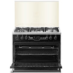 Unionaire Auto Cook Gas Cooker, 90 cm, 5 Burners, C69SS-GC-511-ICPSF-IS-1CH-2W-A - Black