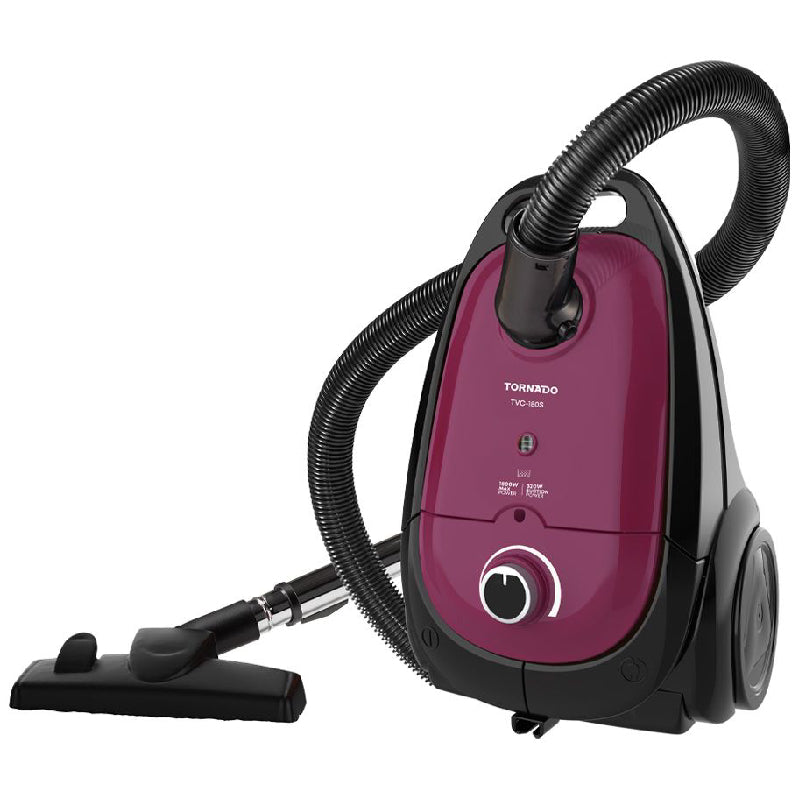 Tornado Vacuum Cleaner 1800 Watt, Anti-bacteria Filter, TVC-180SD - Vino x Black