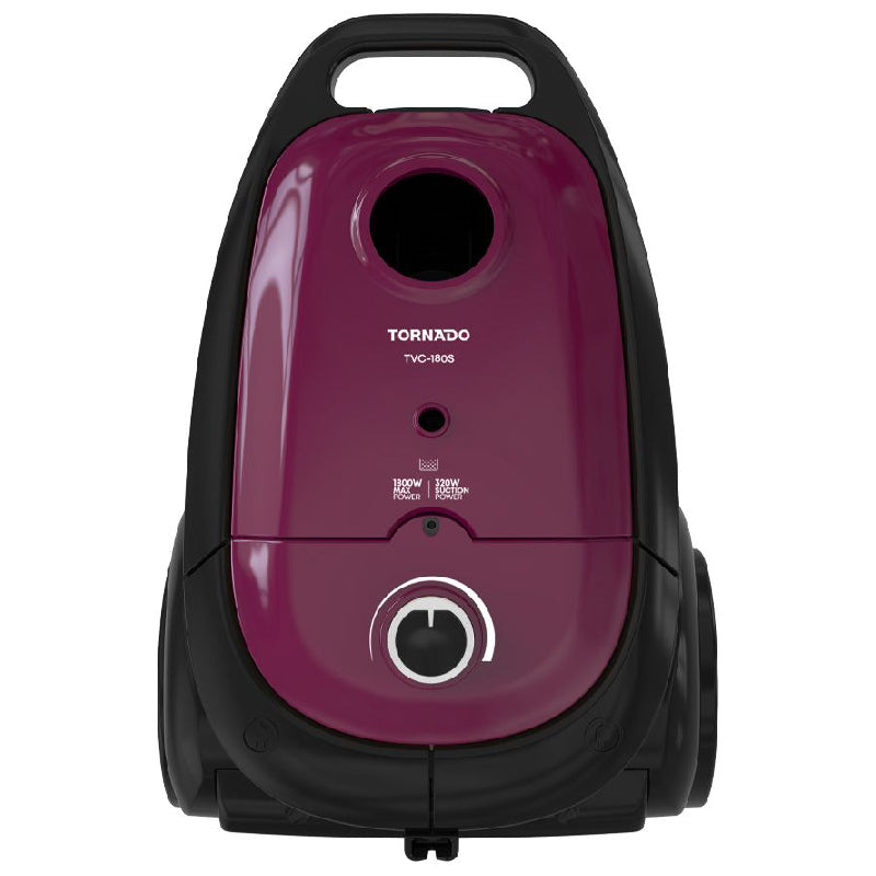 Tornado Vacuum Cleaner 1800 Watt, Anti-bacteria Filter, TVC-180SD - Vino x Black