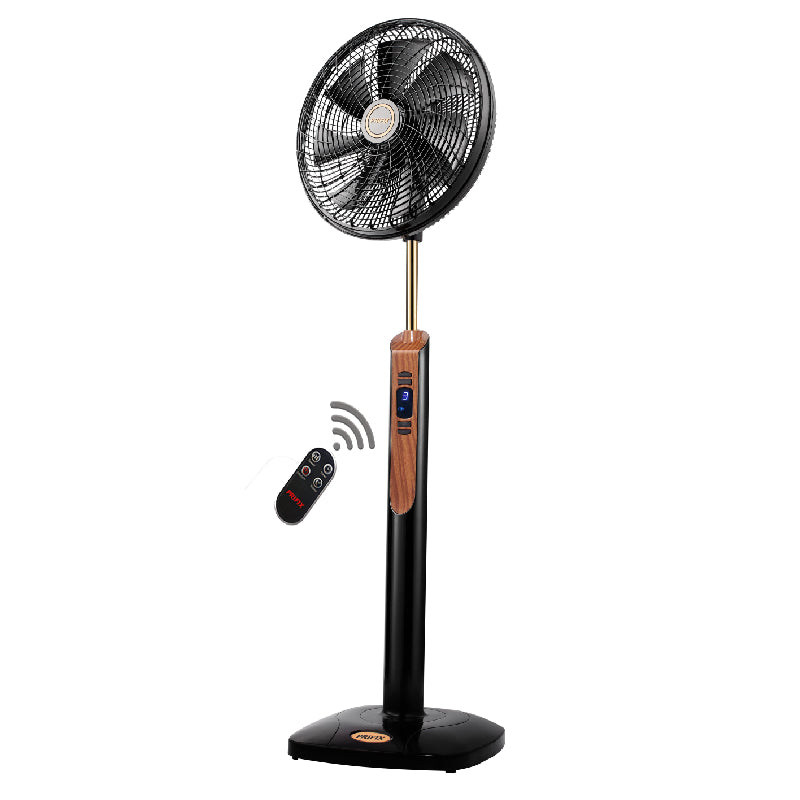 Prifix Hawaii Stand Fan 17 Inch With Remote, SFH-171 - Black