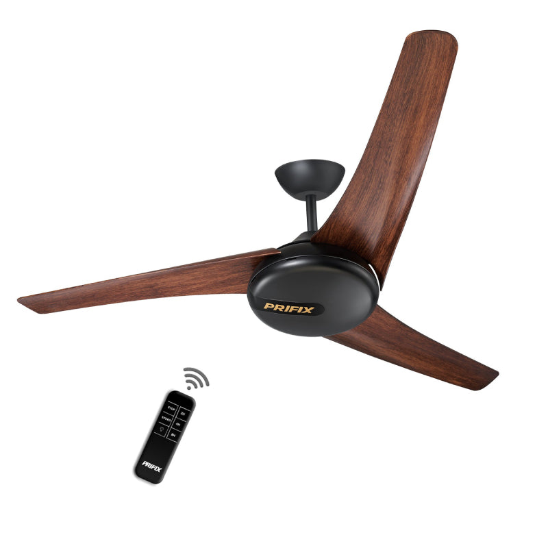 Prifix Jumbo ceiling fan with Remote, CFJ-561 - Brown&Black