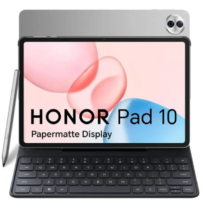  Honor Pad 10 Tablet 5G, 12.1 Inch, 8GB Ram, 256GB - Gray With Free Gift (Smart Cover With Keyboard+Pencil) 