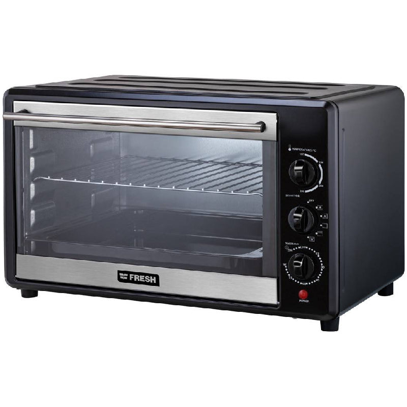 Fresh Crystal Oven, 45 Liters, 2000 Watt, With Grill, FR-4503 - Black