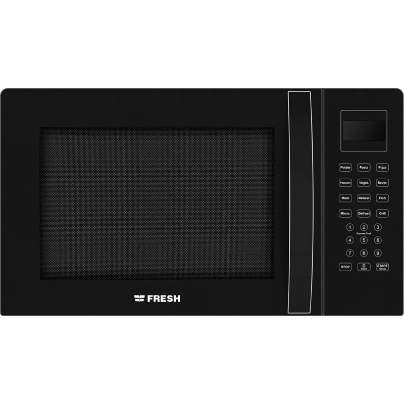 Fresh Solo Microwave, 42 Liter, 1000 Watt, Digital Display, FMW.42KC-BW - Black
