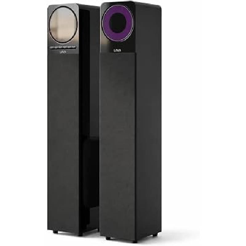 Lava Tower 4000 Tower Speaker with Wireless Microphone - Black
