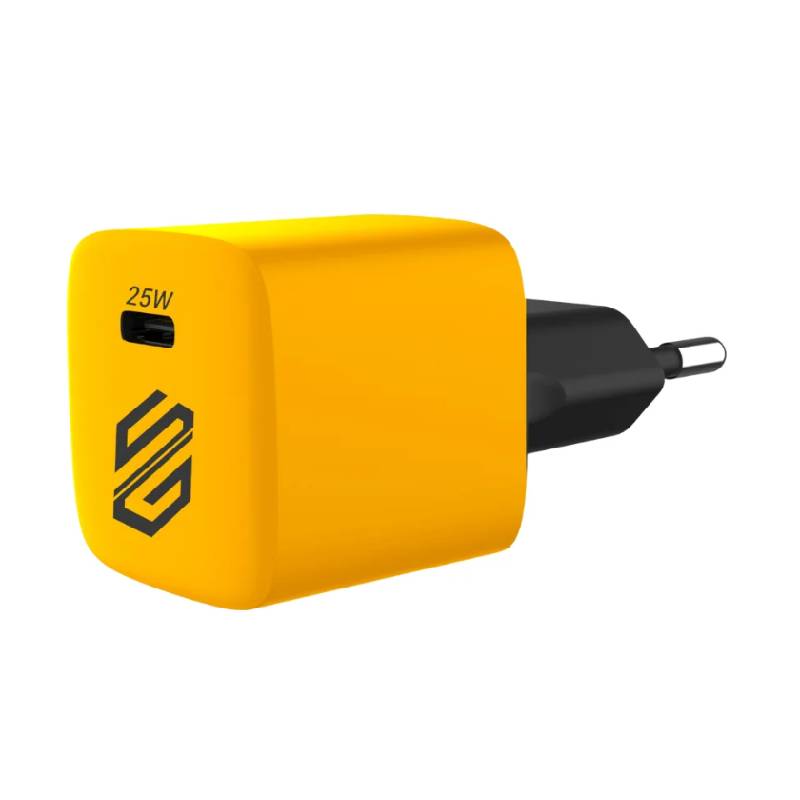 شاحن حائط Smart Gate، 25 وات، منفذ USB-C PD – برتقالي