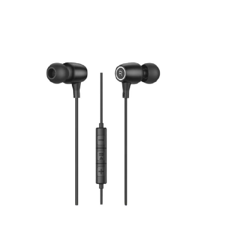 MOMO MO-022204 Wired Type-C Earphones 1.2M – Black