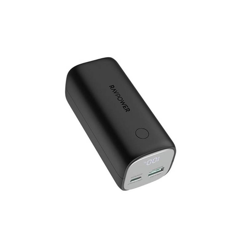 باور بانك RAVPower Pioneer سعة 10400 مللي أمبير – 30 وات Super PD – RP-PB208 – أسود