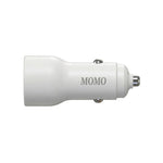 MOMO Mini Turbo USB-C Speed Car Charger – MO-055501 – White
