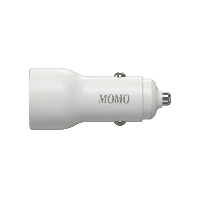 MOMO Mini Turbo USB-C Speed Car Charger – MO-055501 – White