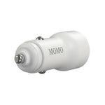 MOMO Mini Turbo USB-C Speed Car Charger – MO-055501 – White