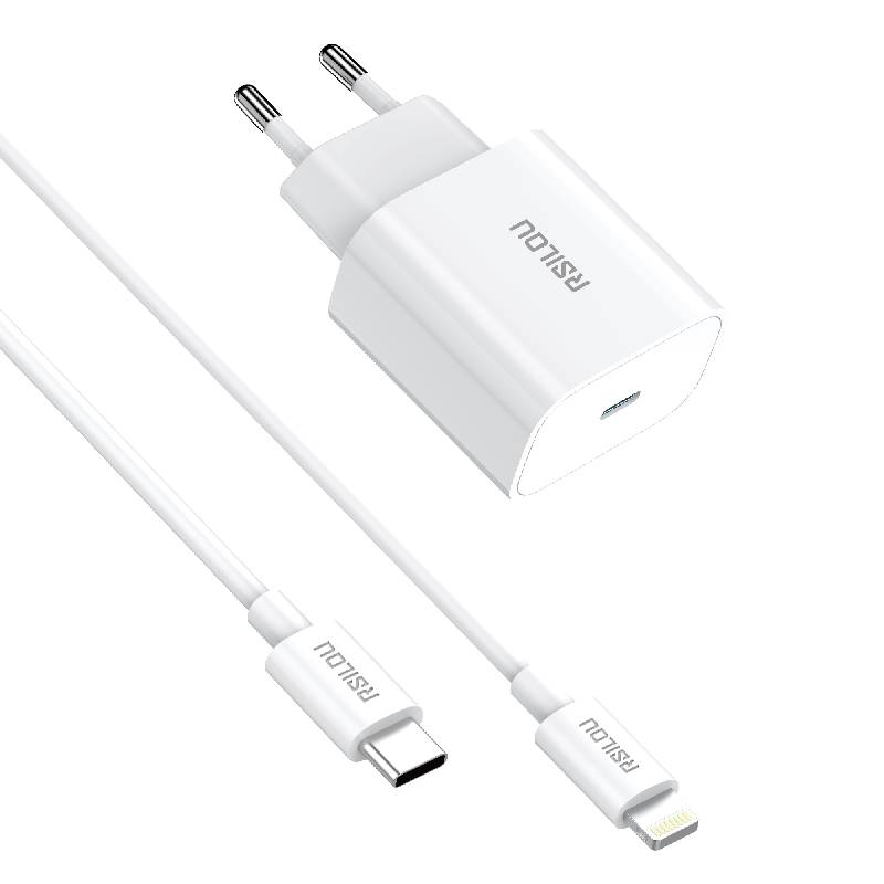 RSILOU Type-C to Lightning Charger 20W with Cable – R4232-002B – White