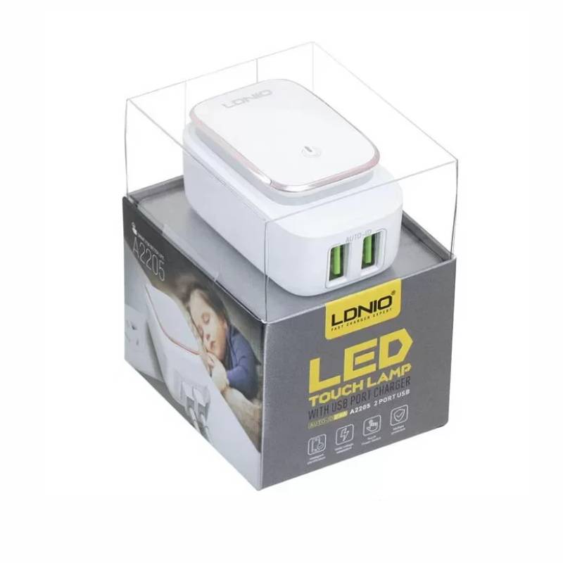 شاحن حائط LDNIO A2205 Type-C بقدرة 12 واط - ابيض