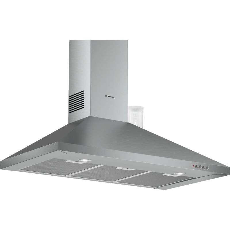 شفاط مطبخ Bosch 90 سم، 380 م³/ساعة، 3 سرعات – DWP94CC50T