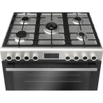 بوتاجاز غاز Bosch Series 6 مقاس 90 سم، 5 شعلات، ستانلس ستيل – HGP3I8W50S