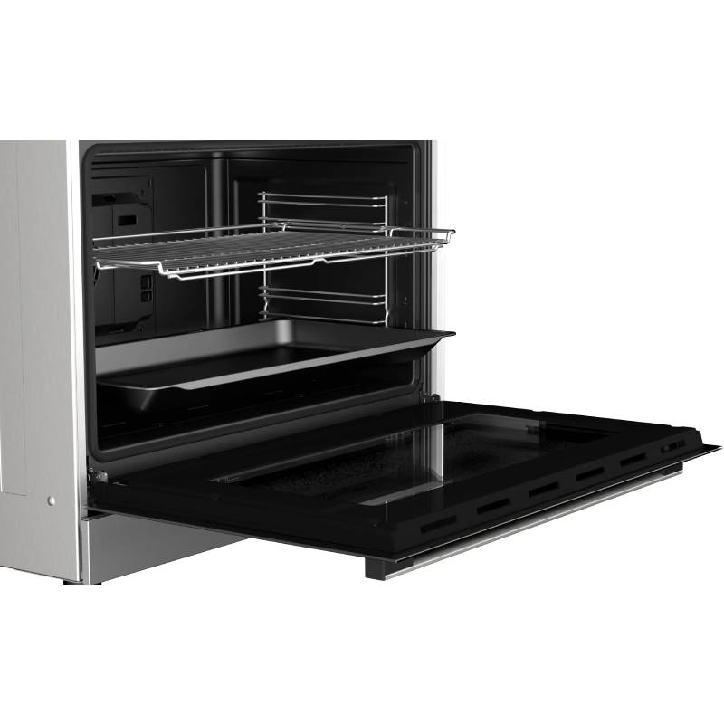 بوتاجاز غاز Bosch Series 6 مقاس 90 سم، 5 شعلات، ستانلس ستيل – HGP3I8W50S