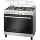Bosch Series 2 Gas Range Cooker 90cm, 5 Burners , HGV1F8Y52S - Stainless Steel