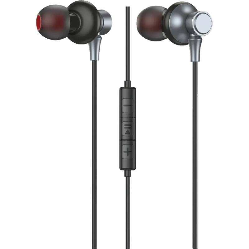 MOMO MO-022203 Wired Earphone, 3.5mm, 1.2M - Black