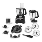 محضر طعام Moulinex Double Force، 1000 وات، 36 وظيفة، FP8268EG - أسود