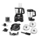 محضر طعام Moulinex Double Force، 1000 وات، 36 وظيفة، FP8268EG - أسود