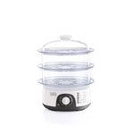 Black & Decker حلة طهي بالبخار 3 طبقات 775 وات 10 لتر , HS6000 - أبيض 