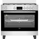 بوتاجاز Beko 90 سم، 5 شعلات، أمان كامل، BGGR 11225 GX2 - ستانلس ستيل