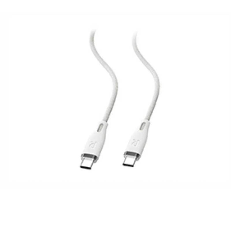 RAVPower Type-C to Type-C Nylon Cable 60W, 1.2M, RP-CB1037 - White