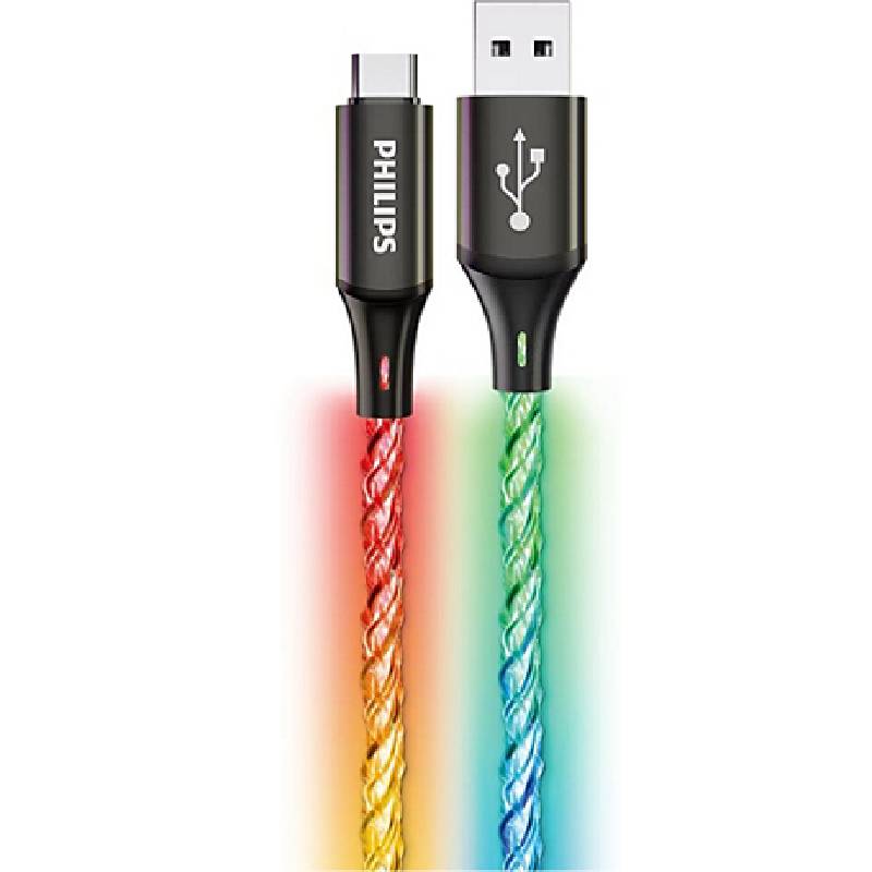 Philips  كابل USB-A إلى Type-C، 1 متر، DLC5130A
