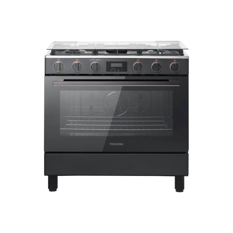 Toshiba Freestanding Cooker 5 Burners 90cm Full Safety Digital Display – RLA2-90MG5GE(MG)-EG