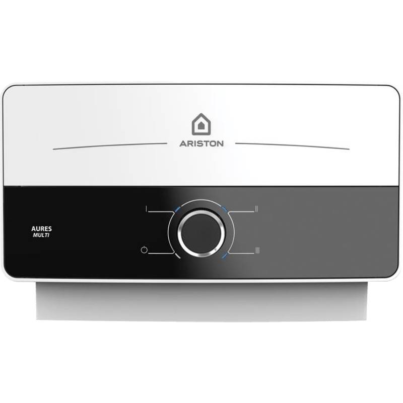 Ariston Aures Multi Instantaneous Electric Water Heater 9.5kW – Aures M 9.5 EU – White & Black