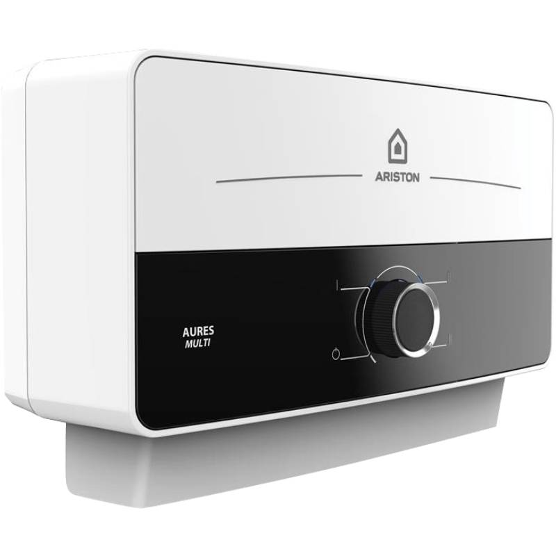 Ariston Aures Multi Instantaneous Electric Water Heater 9.5kW – Aures M 9.5 EU – White & Black