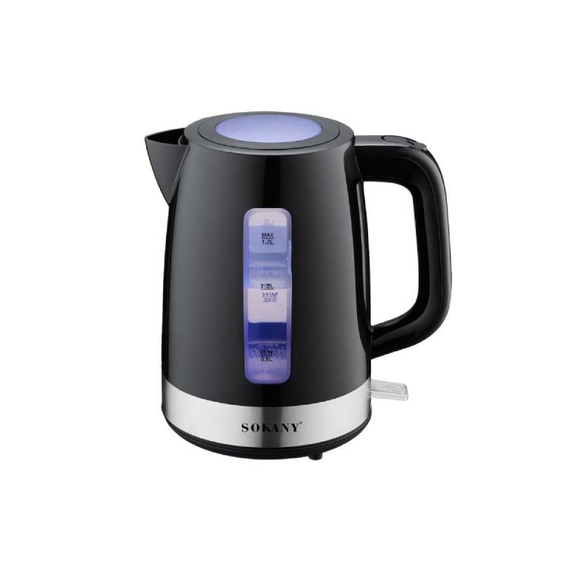 Sokany Kettle 1.7L 2200W – SK-09006 – Black