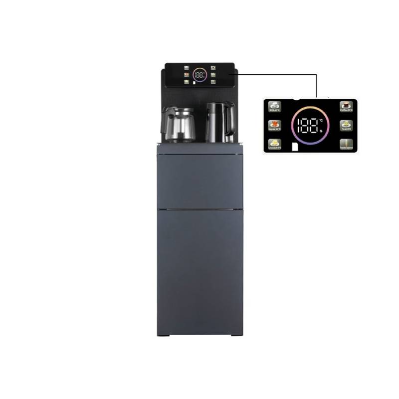 Sokany Digital Hot & Cold Water Dispenser with Tea & Coffee Maker 1350W – SK-09104 – Black & Grey