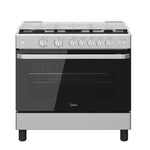 Midea 90cm Freestanding Gas Cooker – 5 Burners, Full Safety, MFO-MG36LE(SS)-VT Stainless Steel