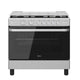 Midea 90cm Freestanding Gas Cooker – 5 Burners, Full Safety, MFO-MG36LE(SS)-VT Stainless Steel