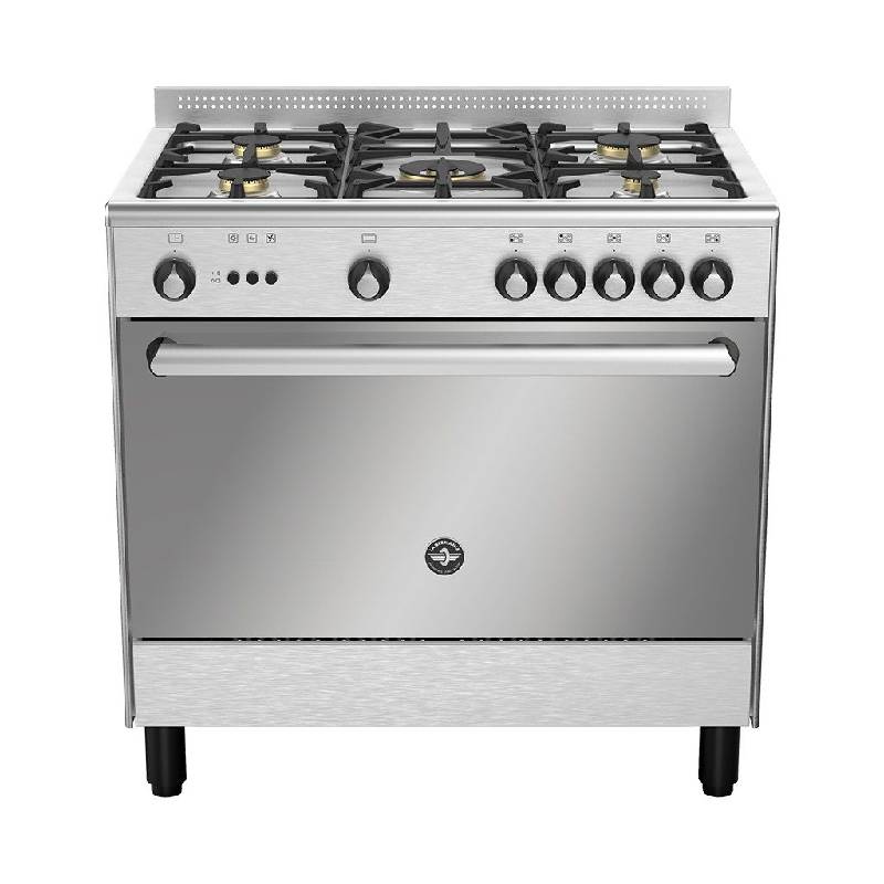 La Germania Freestanding Gas Cooker 90×60 cm, 5 Gas Burners, Stainless Steel – 9G10GUB1X4AWW