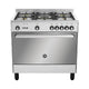 La Germania Freestanding Gas Cooker 90×60 cm, 5 Gas Burners, Stainless Steel – 9G10GUB1X4AWW