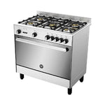La Germania Freestanding Gas Cooker 90×60 cm, 5 Gas Burners, Stainless Steel – 9G10GUB1X4AWW