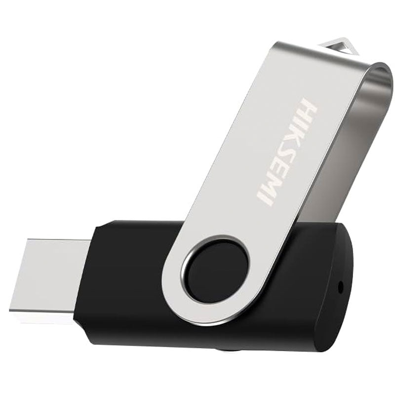 HIKSEMI 32 GB USB 3.0 Rotary Pendrive, HS-USB-M200S 32G - Silver/Black
