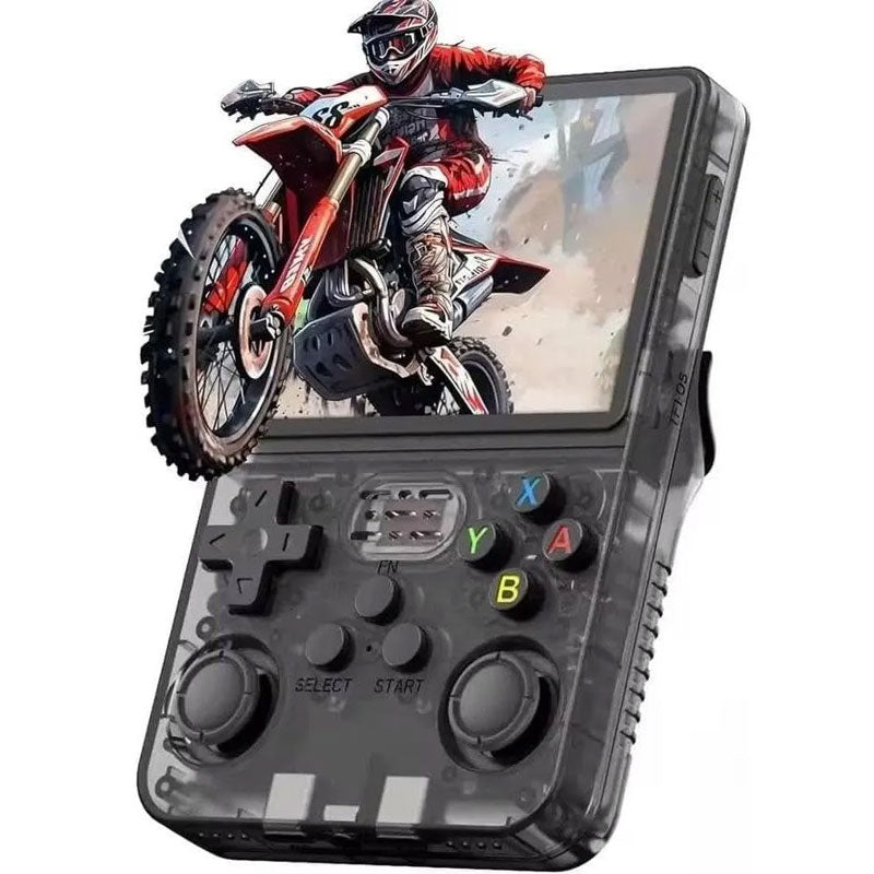 Linux Retro , Handheld Gaming Console Undefined , 64 GB , Undefined , R36S - Black
