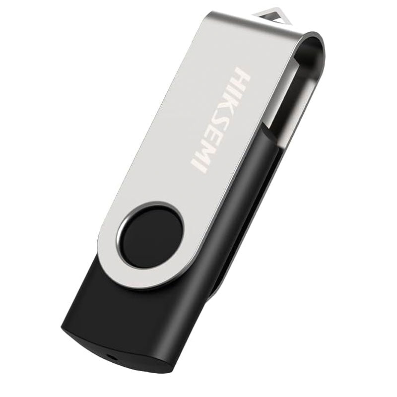 HIKSEMI 16GB USB 3.0 Rotary Pendrive, HS-USB-M200S 16G - Silver/Black
