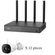 Imou Wi-Fi Kit NVR N118W-18 + 12 Imou Outdoor Wi-Fi Camera Bullet 2e 3MP