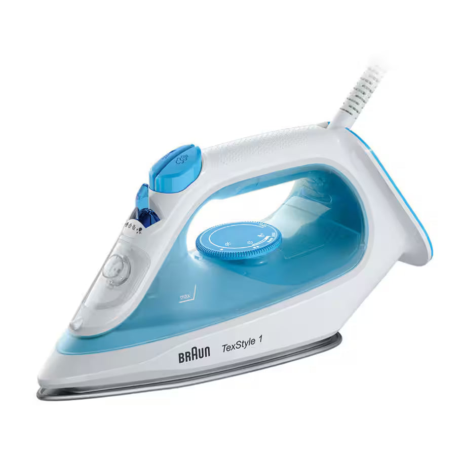 مكواة بخار Braun TexStyle 1 بقدرة 2000 وات (SI1050BL)  – أزرق 