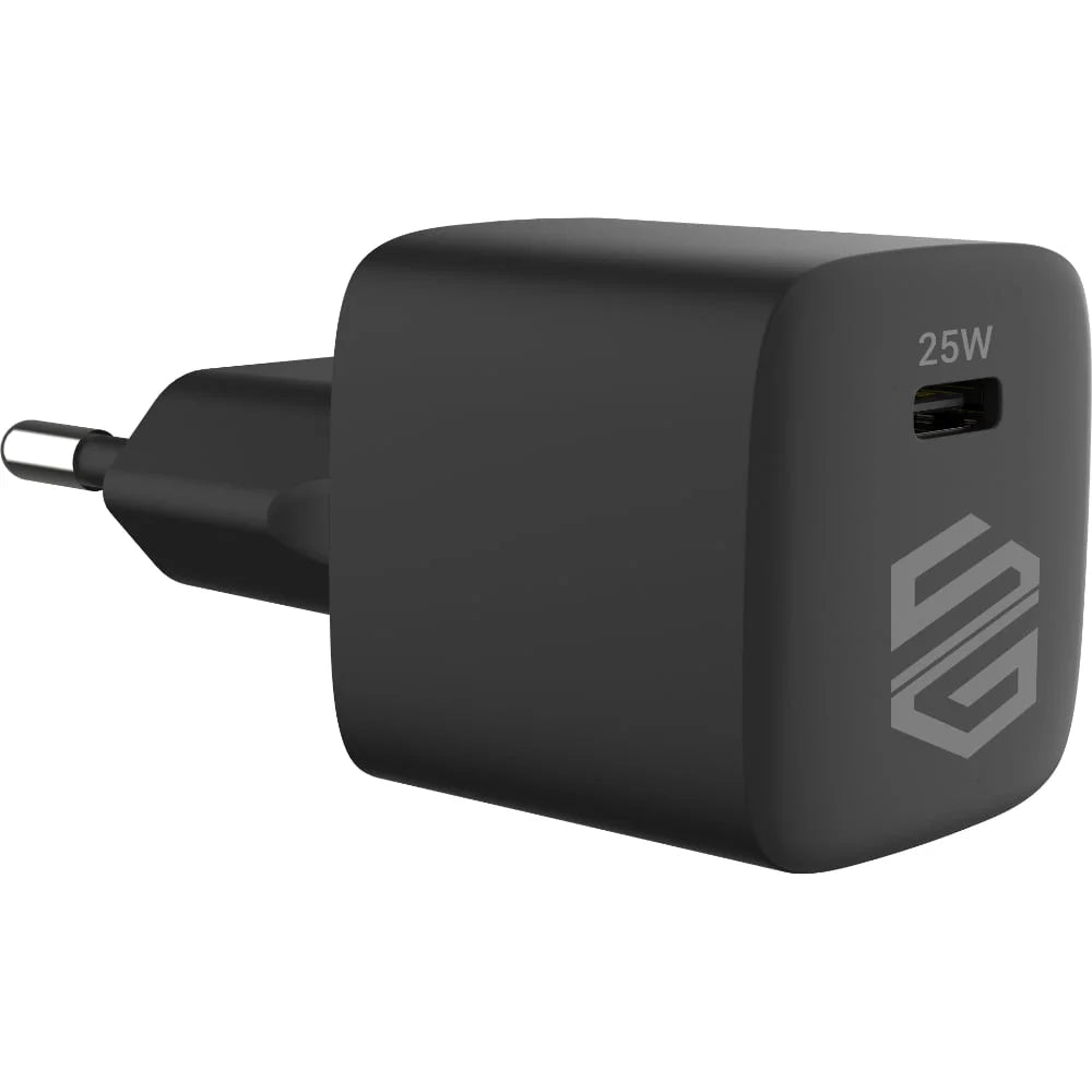 Smart Gate Home Charger, 25W PD, 1 USB-C Ports - Black