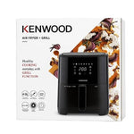 قلاية هوائية Kenwood بسعة 4.5 لتر، ديجيتال، 8 برامج، 1300 وات  (HFP47.000BK) – أسود