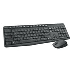 Logitech Keyboard And Mouse Mk235 Wireless - Grey