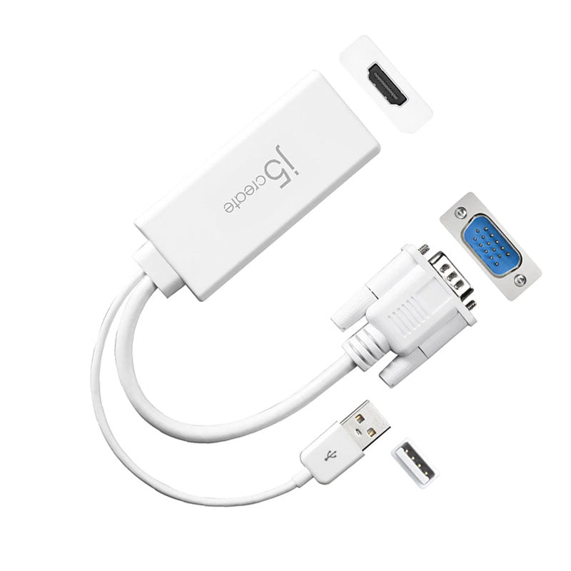 j5create - محول فيديو وصوت من VGA إلى HDMI™ - JDA214