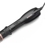 BaByliss Smooth Finish 1200 Air Brush with 4 Attachments, Ionic Hair Styler for Drying Volumizing Shaping & Straightening, 3 Temperature Settings, Black - AS122E