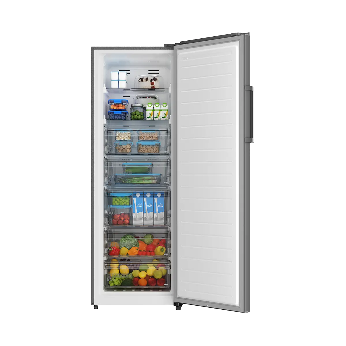 Midea Deep Freezer 238 Liters  - Silver